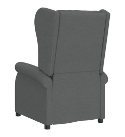 Fauteuil de massage électrique à oreilles gris foncé Tissu