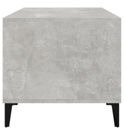 Table basse Gris béton 90x49x45 cm Bois d'ingénierie