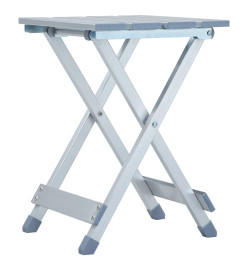 Tabouret de camping Aluminium 28x26x39 cm