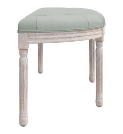 Banc Gris clair 110,5x45x49 cm Velours