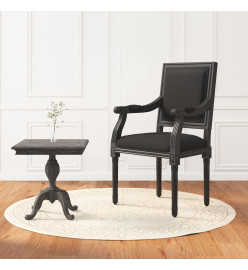 Fauteuil noir 54x59x99 cm velours