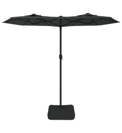 Parasol à double tête anthracite 316x240 cm