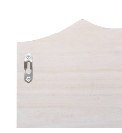 Porte-manteau mural Blanc 50x10x23 cm Bois