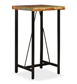 Table de bar Bois de récupération massif 60 x 60 x 107 cm