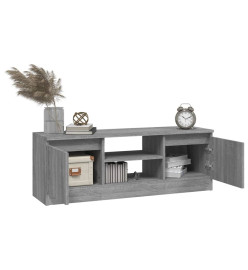 Meuble TV avec porte Sonoma gris 102x30x36 cm