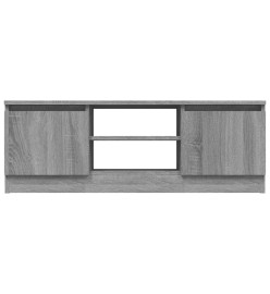 Meuble TV avec porte Sonoma gris 102x30x36 cm