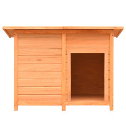 Niche pour chiens Bois de pin et de sapin solide 120x77x86 cm