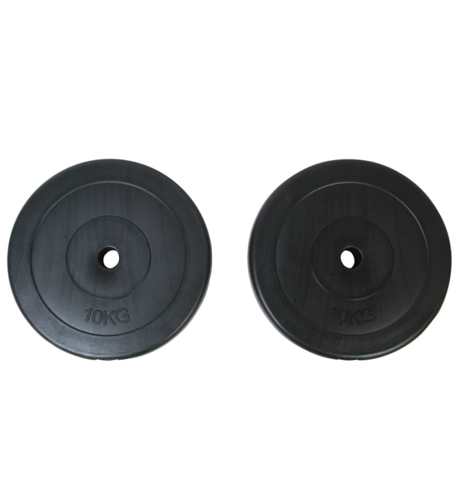 Plaques de poids 2 x 10 kg