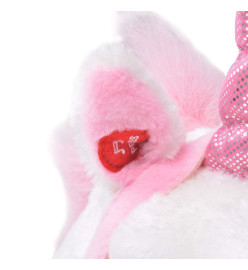 Jouet en peluche Licorne Blanc et rose XXL