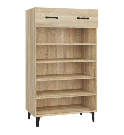 Armoire à chaussures Chêne sonoma 60x35x105cm Bois d'ingénierie