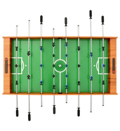 Table de football pliante 121 x 61 x 80 cm Marron clair