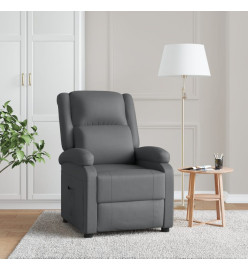 Fauteuil inclinable Anthracite Similicuir