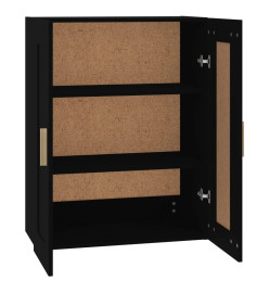 Armoire murale Noir 69,5x32,5x90 cm Bois d'ingénierie