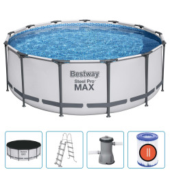 Bestway Ensemble de piscine ronde Steel Pro MAX 396x122 cm