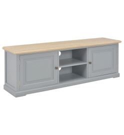 Meuble TV Gris 120 x 30 x 40 cm Bois