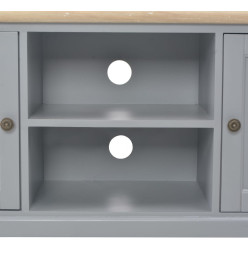 Meuble TV Gris 120 x 30 x 40 cm Bois