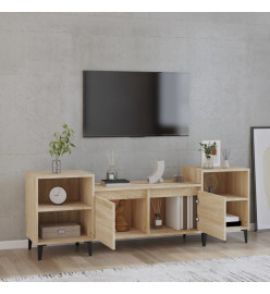 Meuble TV Chêne sonoma 160x35x55 cm Bois d'ingénierie