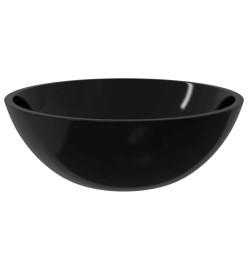 Lavabo Verre 50x37x14 cm Noir