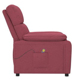 Fauteuil de massage Rouge bordeaux Tissu