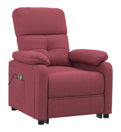 Fauteuil électrique de massage Bordeaux Tissu