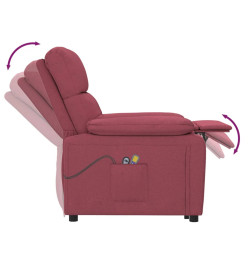 Fauteuil électrique de massage Bordeaux Tissu