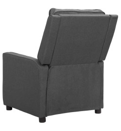 Fauteuil inclinable Gris clair Tissu