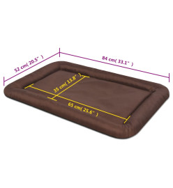 Matelas pour chiens Taille XL Marron