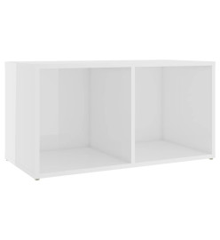 Meubles TV 2 pcs Blanc brillant 72x35x36,5 cm Aggloméré