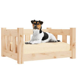 Lit pour chien 55,5x45,5x28 cm bois de pin solide