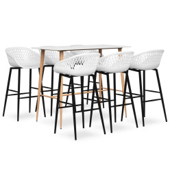 Ensemble de bar 7 pcs Blanc