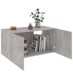 Armoire murale Gris béton 80x39x40 cm Aggloméré