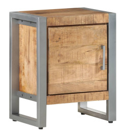 Table de chevet 40x30x50 cm Bois de manguier brut