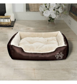 Lit chaud pour chiens avec coussin rembourré Taille M