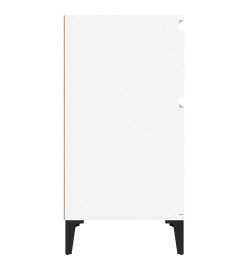 Tables de chevet 2 pcs blanc 40x35x70 cm