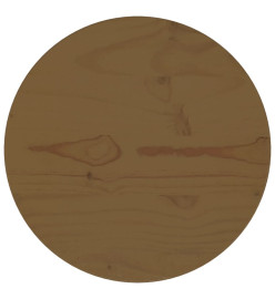 Dessus de table Marron Ø30x2,5 cm Bois de pin massif