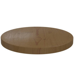 Dessus de table Marron Ø30x2,5 cm Bois de pin massif