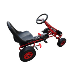 Kart à pédales pour enfants Rouge