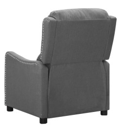 Fauteuil inclinable Gris clair Tissu