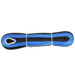 Corde de treuil Bleu 9 mm x 26 m