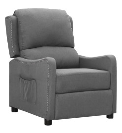 Fauteuil Gris clair Tissu