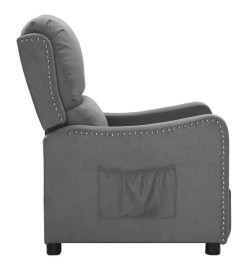 Fauteuil Gris clair Tissu