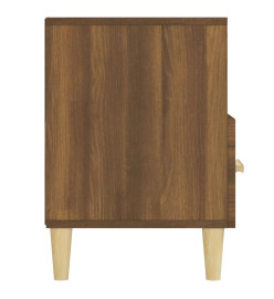 Meuble TV Chêne marron 102x36x50 cm Bois d'ingénierie