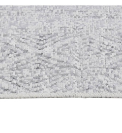 Tapis Gris clair 80x150 cm Coton