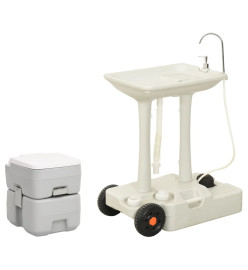 Ensemble de toilette et support de lavage des mains de camping