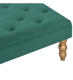 Tabouret Vert foncé 60x60x36 cm Velours