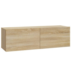 Meubles TV 2 pcs Chêne Sonoma 100x30x30 cm Bois d'ingénierie