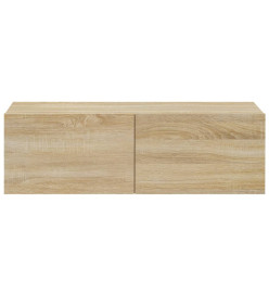 Meubles TV 2 pcs Chêne Sonoma 100x30x30 cm Bois d'ingénierie