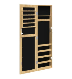 Armoire à bijoux avec miroir murale 30x8,5x106 cm