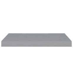 Étagères murales flottantes 4 pcs Gris 60x23,5x3,8 cm MDF