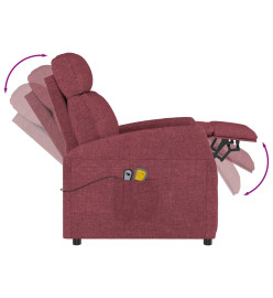 Fauteuil électrique de massage Bordeaux Tissu